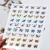 Professional water decals holographic butterfly 3d stickers nail art