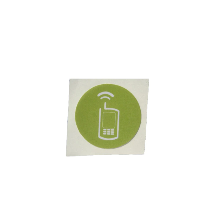 Programmable rewritable HF 13.56mhz rfid nfc tag / label / sticker for ticket payment