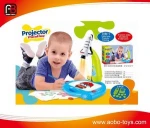 Projector kids study table with drawing board educational toy