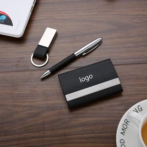 Promotional Pen Keychain Gift Set With Custom LOGO