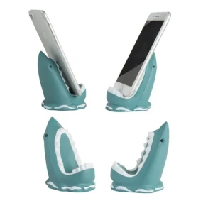 PU Phone Holder Shark  Shaped Stress Reliever mobile phone holder Foam Balls