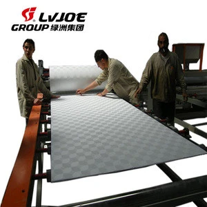 PVC laminated drywall ceiling tiles production line / pvc laminated gypsum ceiling board making machine
