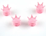 PVC06 Universal crown Shaped Wheel Tyre Valve Stem Caps Dust Covers