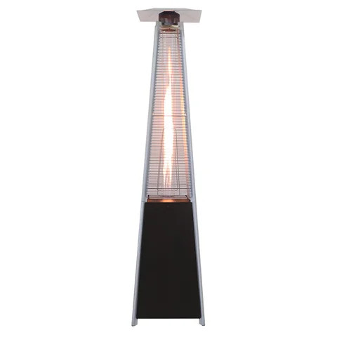 pyramid patio heater  glass tube LPG natural gas patio heater  flame patio heater