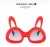 Import Queena Cute rabbit shape Flexible Kids Sunglasses UV400 Eyewear Shades Infant Polarized Child Baby children Safety Sunglasses from China