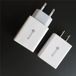 Quick Fast Charger Qualcomm QC3.0 QC2.0 USB charger Adapter 18W Portable Wall Charger For SAMSUNG IPHONE HUAWEI iphone