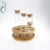 Import rack glass tube spice jar set with bamboo lid Glass Test Tube from China
