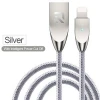 RANVOO Popular Fast Charge Intelligent Power Cut Off USB Fabric Braided Data Cables for iPhone/type c