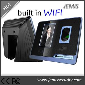 Realand biometric Face RFID infrared camera touch screen fingerprint reader time attendance, WIFI/Backup Battery optional