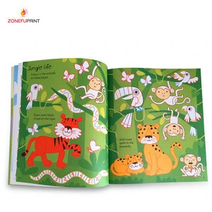 Reasonable Price Custom Children Color Cartoon Book For Kids Paperback Books With Book Printing Service