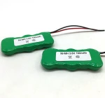Rechargeable ni-mh button battery 3.6v batteries rechargeable lithium ion button cell battery