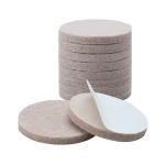 Recyclable Furniture Pads Felt Pads 3mm Thick Furniture Felt Pads Self Adhesive Anti Scratch Floor Protectors