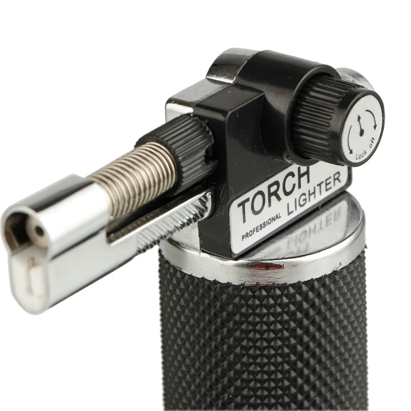 Refillable Adjustable Kitchen Flame Lighter Butane Culinary Torch for Bake,BBQ