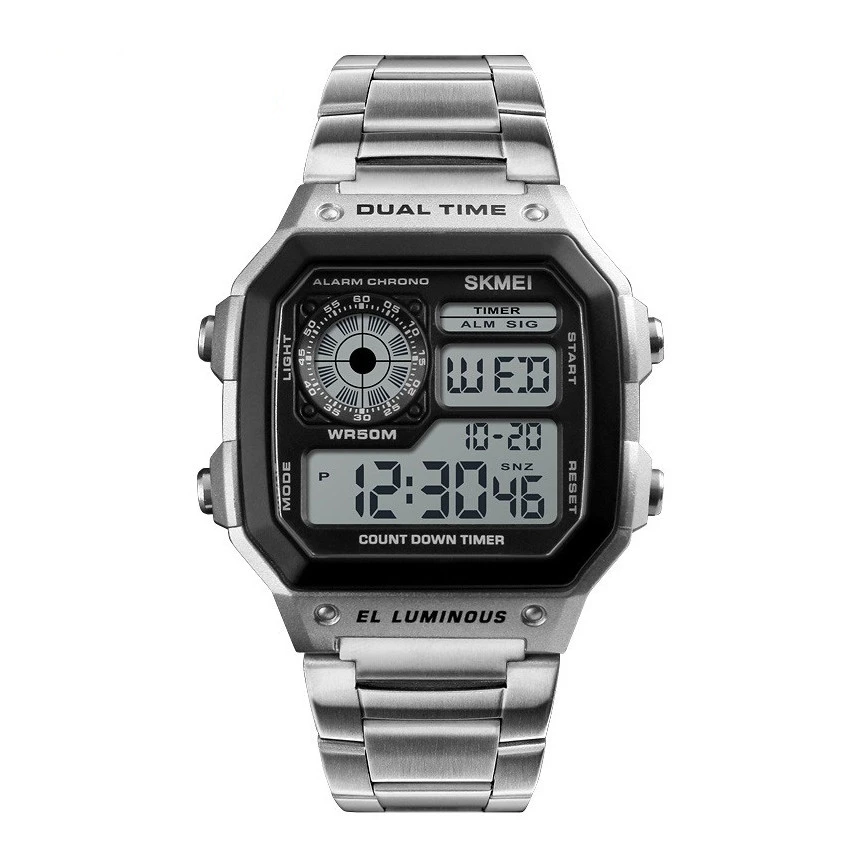Reloj Skmei 1335 Stylish Waterproof Chronograph Calendar Digital Sports Wrist Watch for Man