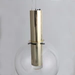 Restaurant Home Linear Glass LED Pendant Light Crystal Chandeliers Pendant Lights