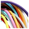 Retro electric cloth covered fabric textile cable wire 2 or 3 core with round brained or twisted knitting electric wire