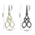 Import Retro Gold Plated Embroidery Scissors vintage sewing scissors from China