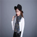 Rex Rabbit Type and Long Style of Length Real fur scarf