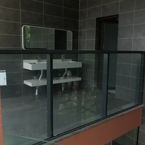 Buy Rg123 Invisible Frame Railing Modern Glass Railing Outdoor Fixed ...