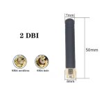 Right Angle L Type Gum Antenna GPRS / DTU / GSM Pepper Antenna Quad Band Gain 2DB