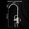 RO water rotaing ceramic water purifier filter faucet drinking gold faucet handle faucet cartridages SUS304 kitchen
