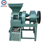 Roller Press Rice Husk Charcoal Powder Briquette Machine / Pillow Shape Charcoal Briquette Ball Press