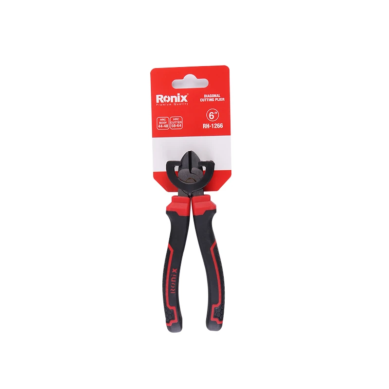 Ronix Model RH-1266/RH-1267 Hand Tools High Quality CRV Diagonal Cutting Plier With Available Stock