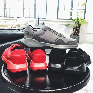 RTS Wholesale Fashion Mens Sneakers Soft Breathable Low Top Walking Shoes Sport Athletic Casual Shoe for Men