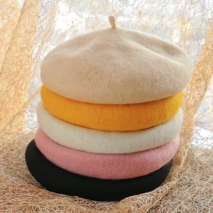 RTSZO-345 Wholesale Military Beret High Quality winter Beret Cap Custom Embroidery Army Beret