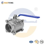 [Ruoteng] China Stainless Steel Three Piece Butt Welded Ball Valve 3PC Industrial Welded Pipe Valve