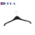 Sale fashion cheap plastic clothes hanger swivel metal hook dress hanger