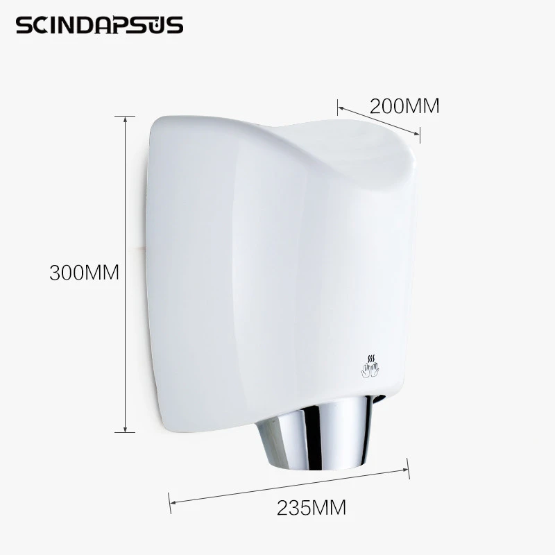 Scindapsus Brand Wall-Mounted sensor ABS Stainless Steel Hand Dryer For Hotel Toilets