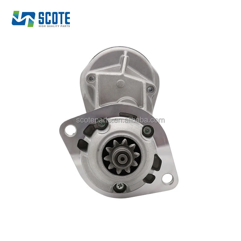 Scote Engine Spare Parts Starter Motor PC220-6 PC100-6 6D102 B5.9 24V10T 4.5KW Start Motor 228000-0631 QDJ2107A