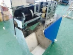 Screw haul-off and cutting machine