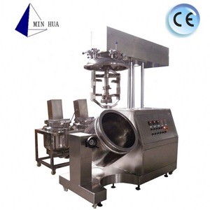 Shanghai cosmetic body butter cream vacuum emulsifying homogenizer making /vacuum mixer homogenizer