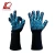 Import shaoxing shangyu lingchen NEW 2018 blue silicone aramid oven mittens blue silicone heat resistant gloves bbq grill outdoor from China