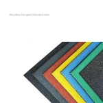 shock absorbing noise reduction rubber flooring crossfit rubber gym flooring