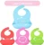 Import Silicone Baby Bibs Easily Clean - Comfortable Soft Waterproof Bib Keeps Stains Off from China