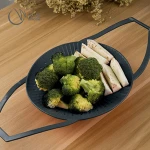 Silicone Steamer Basket/Factory Food Grade Silicone Kitchen Steamer/Vegetable Steamer