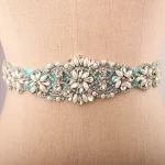 Silk Wedding Bridal Sash Trim And Rhinestone Bridal Bead Belt Pattern, wedding supplies