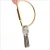 Import Simple Gold metal keychain Carabiner Stainless Steel Key Chain Letter D shaped Split Connector keychain from China
