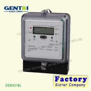 single phase electronic active watt hour digital energy meter with rs485