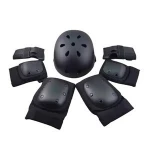 Skate cycling balance skateboard Protective gea rwith helmets wrist elbow knee pads for kids adult
