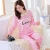 Import Sleepwear One set  High quality New cotton cute nighty Wholesale one set  Chinese Long Sleeve Women Pajamas from China