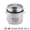 Small Electric Cookware Cut Size Stainless steel Cylinder Rice Cooker with Meat Steamer
