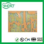Smart Electronics ! HOT!! Double-sided PCBs with Gold Plating and Green Solder Mask, Measuring 50 x 100mm
