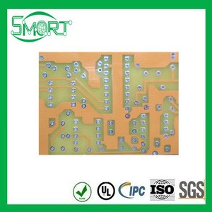 Smart Electronics ! HOT!! Double-sided PCBs with Gold Plating and Green Solder Mask, Measuring 50 x 100mm