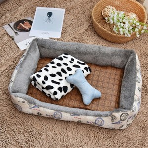 Soft Durable Cozy Roll-Up Dog Bed light weight Portable Travel pet bed
