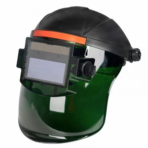 Solar automatic dimming welding face shield head-mounted adjustable welding helmet welding face shield