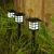 Solar Lights Outdoor LED Small Square House OEM Mini Garden Solar Lawn Light villa waterproof garden park road landscape lamp